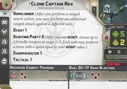 Klon Captain Rex Star Wars Legion